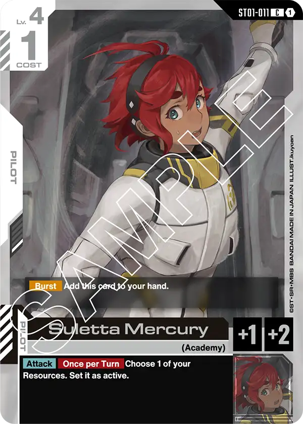 Suletta Mercury card