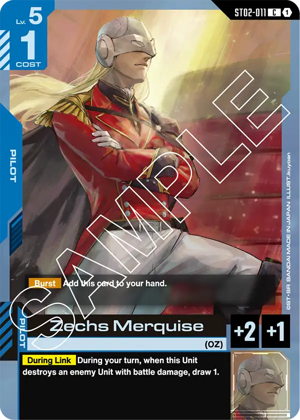 Zechs Merquise card