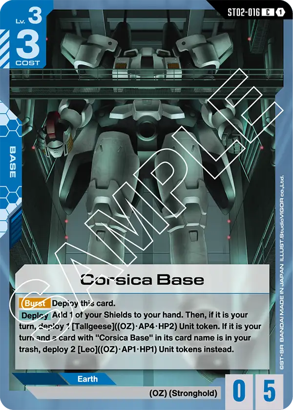Corsica Base card