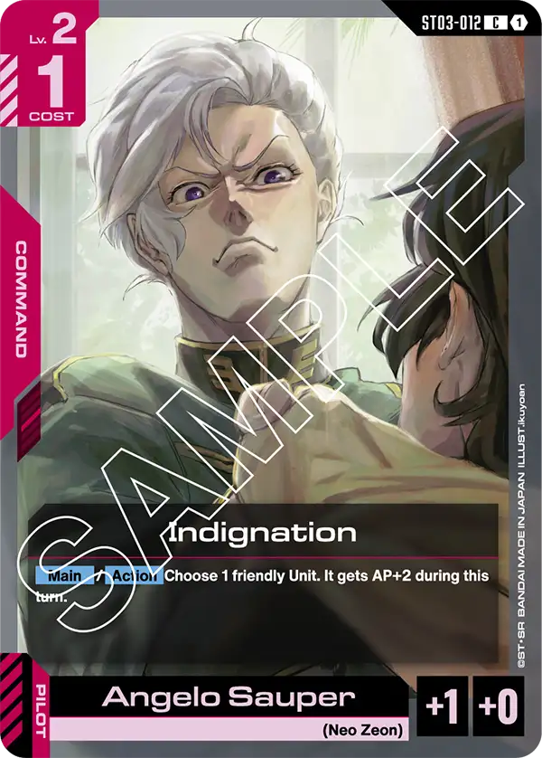 Indignation card