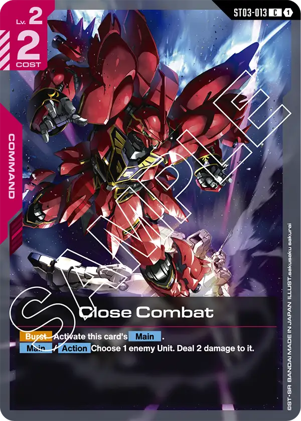 Close Combat card
